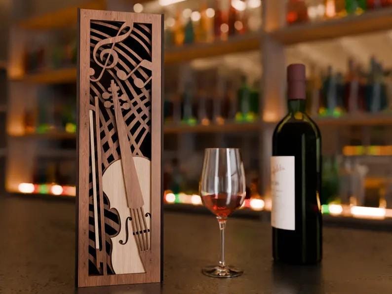 Wooden Wine Storage Box Custom Engraved Baltic Birch Holder Personalized Keepsake Gift Rustic Wedding Present Anniversary Celebration Essential Perfect Wine Lover Display Handcrafted Elegant Design Beautiful Hardwood Construction Special